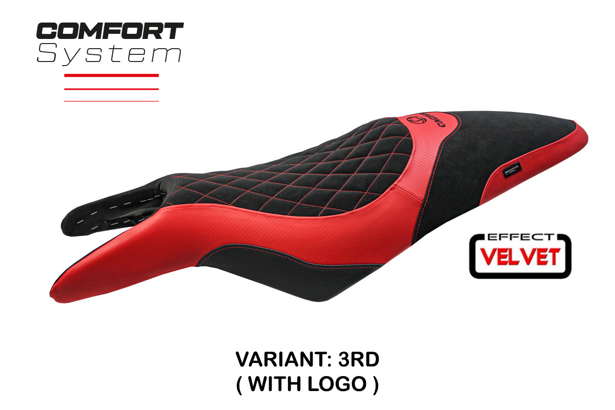 TAPPEZZERIA Sitzbezug COMFORT SYSTEM mit Logo für CAGIVA RAPTOR 650-1000 (00-07)