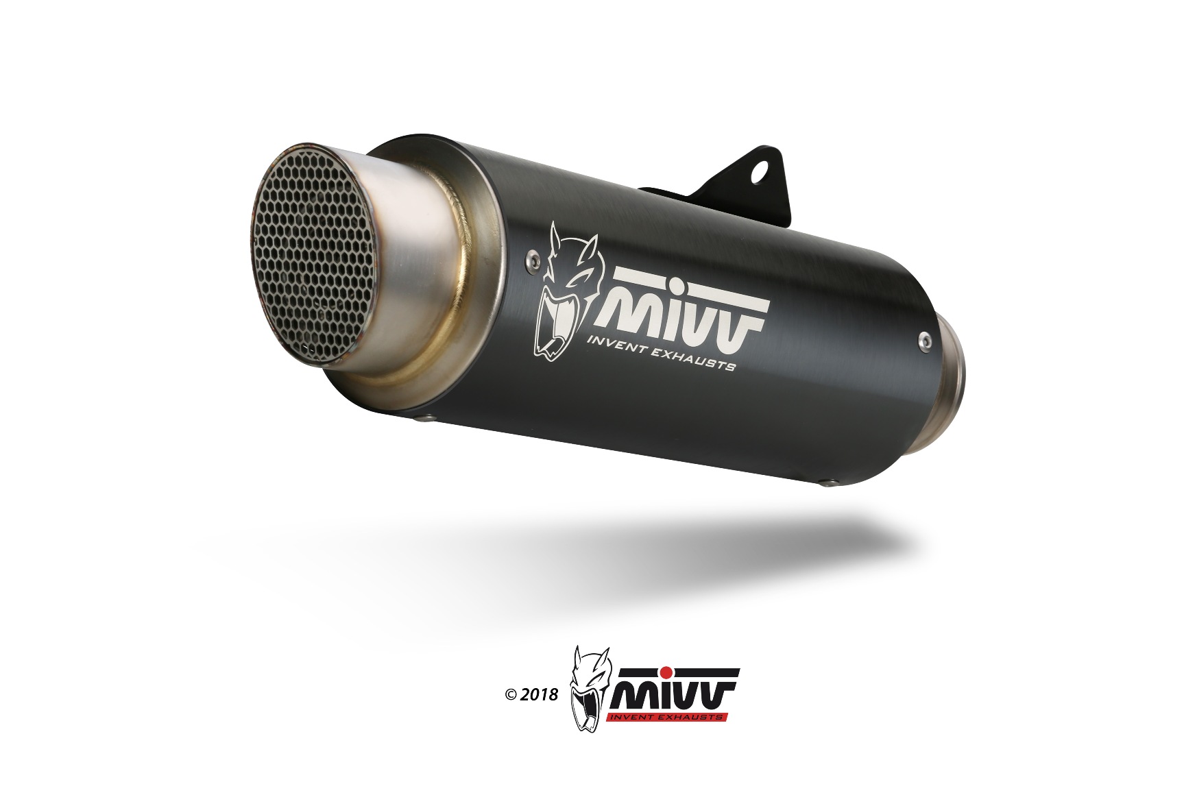 MIVV GPpro Edelstahl Schwarz KTM 125 DUKE 2017 >