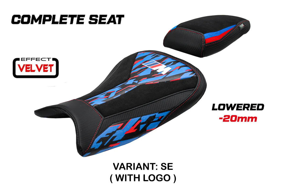 Komplette Sitzbank kompatibel - BMW S 1000 R 2021-2026 - mod Bexley Velvet Special Edition - Gesenkt – SE (special edition)