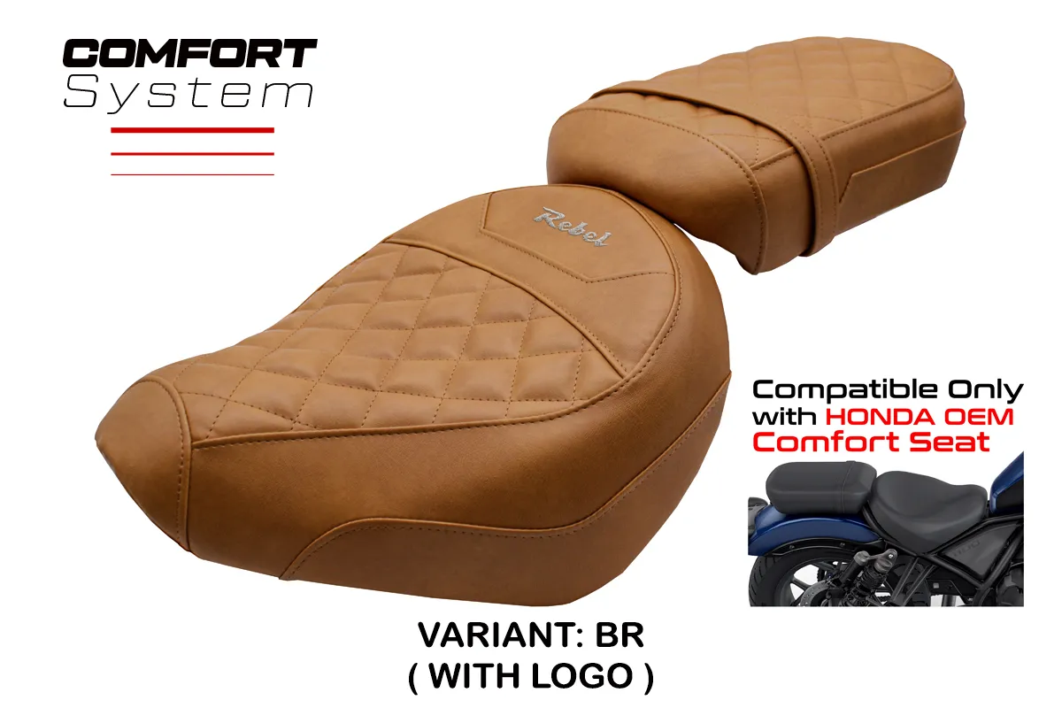 Sitzbezug kompatibel - Honda CMX 1100 Rebel 2022-2026 - mod Iksan Comfort System – BR (braun)