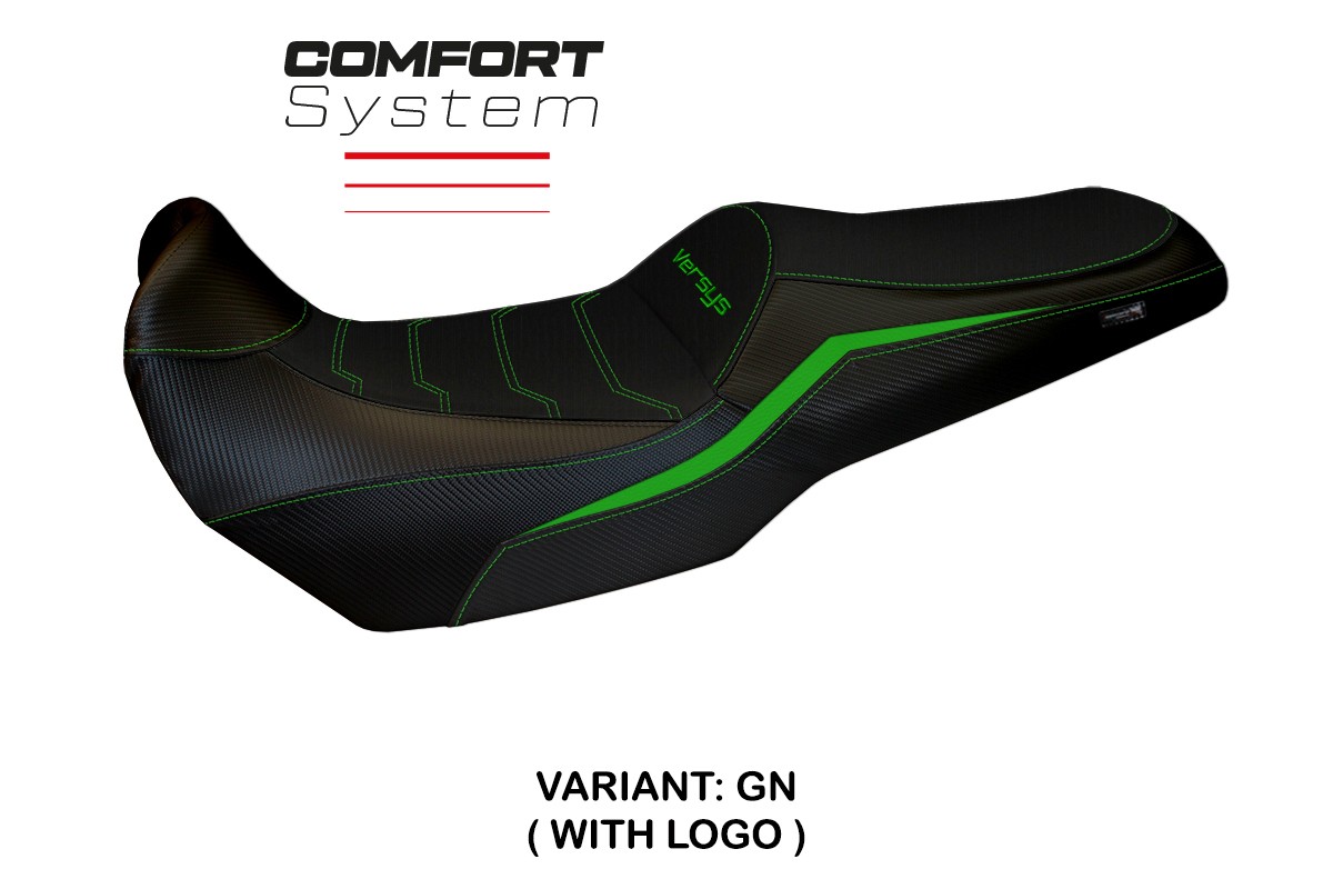 Sitzbezug kompatibel - Kawasaki Versys 1100 2025-2026 - mod Sakata Comfort System – GN (grün)
