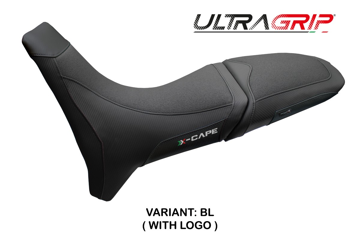 Sitzbezug für Moto Morini X-Cape 700 2025 - 2026 - mod Rieti Ultragrip – BL (schwarz)