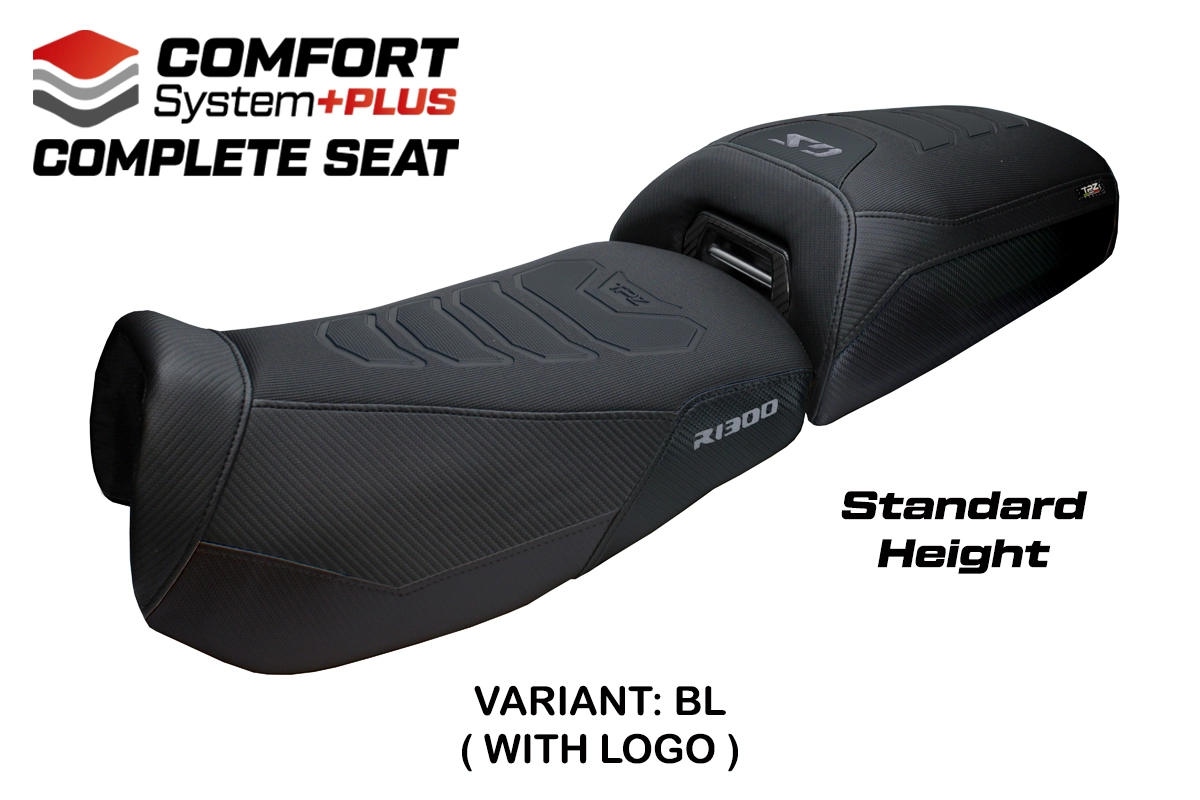 Komplette Sitzbank kompatibel - BMW R 1300 GS Adventure 2024-2026 - mod Aalen Comfort System Plus – BL (schwarz)