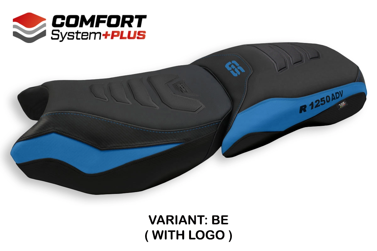 Sitzbezug kompatibel - BMW R 1250 GS Adventure 2019-2024 - mod Patti Comfort System Plus – BE (blau)