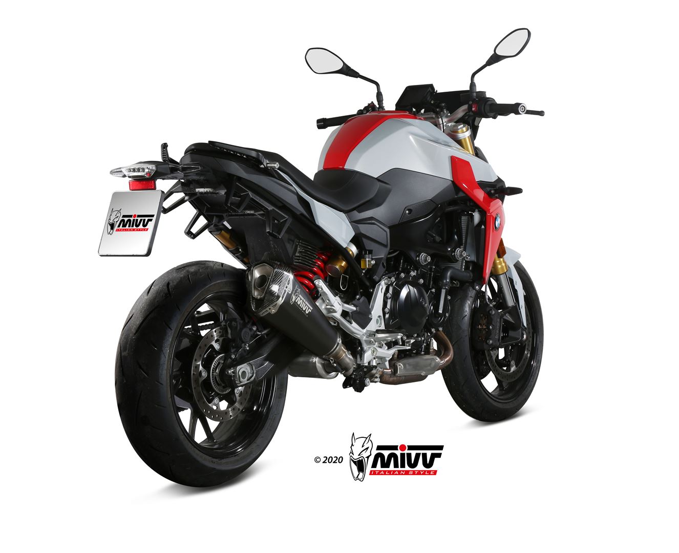 MIVV Delta Race Edelstahl schwarz BMW F 900 R 20-26