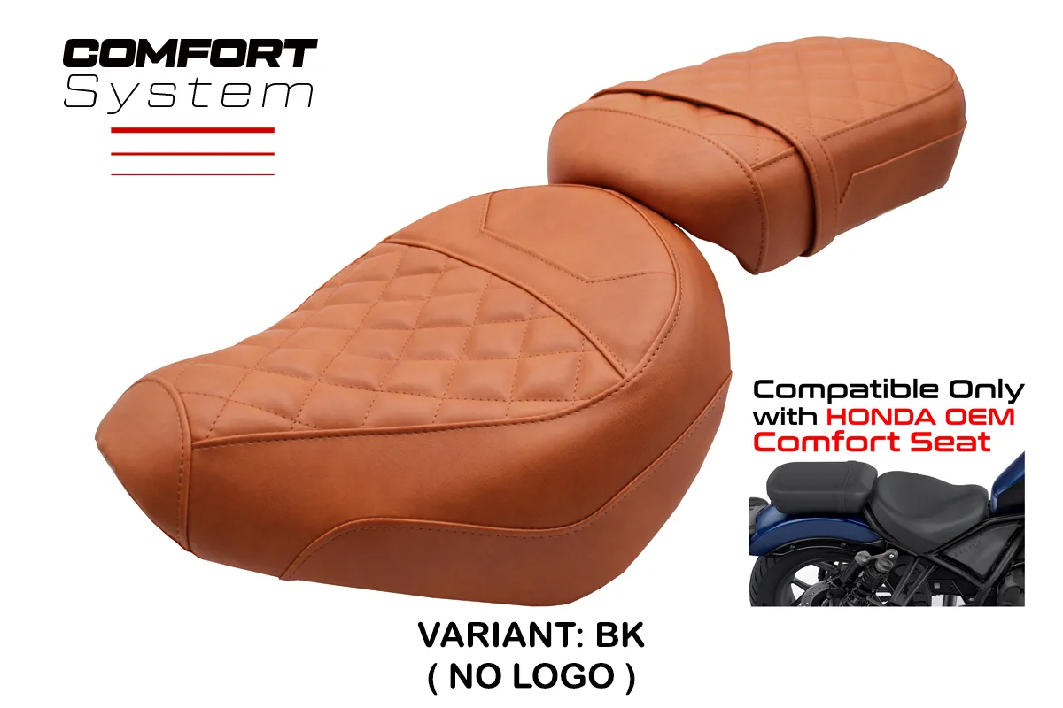 Sitzbezug kompatibel - Honda CMX 1100 Rebel 2022-2026 - mod Iksan Comfort System – 3BK (Ziegel)