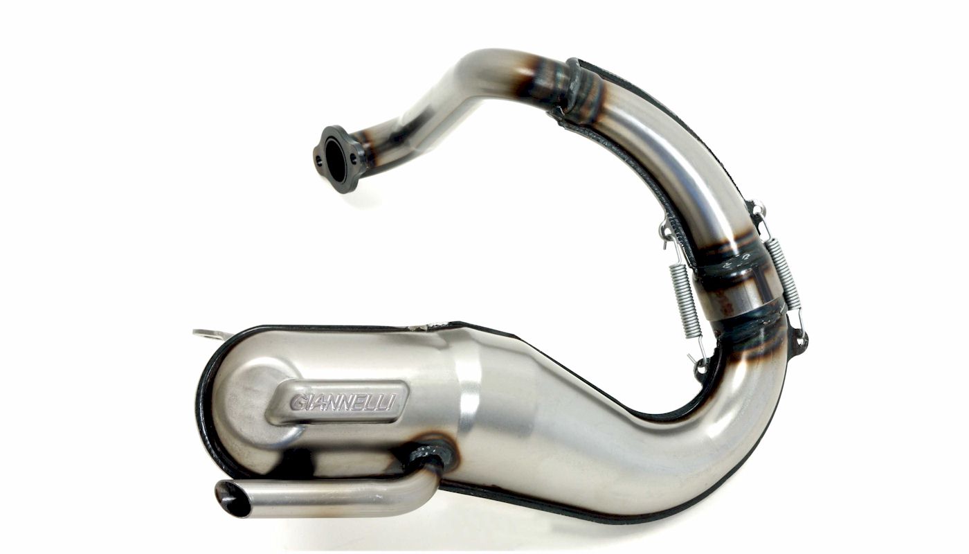 Giannelli full exhaust system Vintage Piaggio APE 50 / APE -3 Wheels (50cc - 102cc)