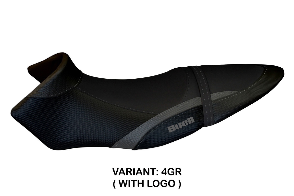 TAPPEZZERIA Sitzbezug STANDARD mit Logo für BUELL XB 12 S - XB 12 SX (19-21)