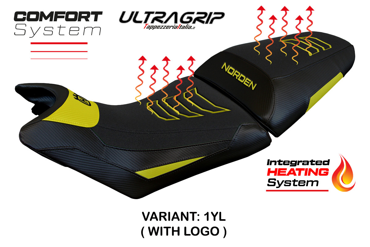 Sitzbezug kompatibel - Husqvarna Norden 901 2022-2026 - heating Comfort System – 1YL (yellow)