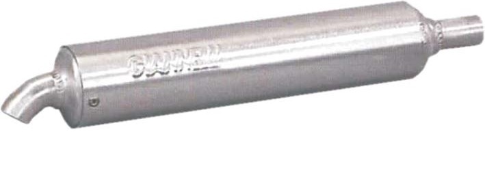 Giannelli Round aluminium silencer DIA. 20 mm