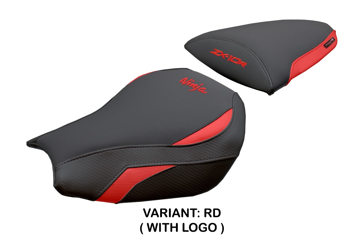 Sitzbezug kompatibel - Kawasaki Ninja ZX 10 R 2006-2007 - mod Goku – RD (rot)