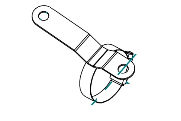 50.73.896.0-MIVV Schelle für B.032.LDRB