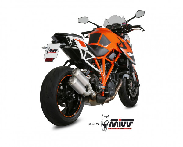 MIVV MK3 Edelstahl KTM 1290 SUPERDUKE 2014 >