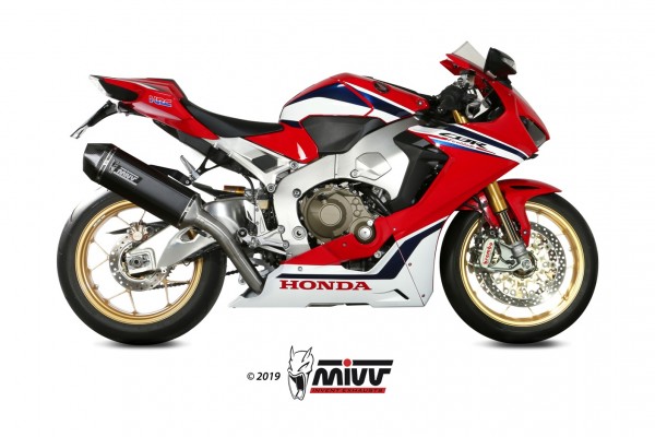 MIVV SPEED EDGE Edelstahl schwarz HONDA CBR 1000 RR 2017 > 2019