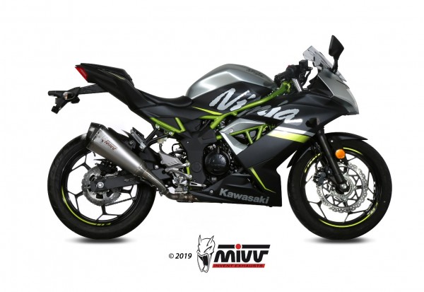 MIVV Delta Race Edelstahl Kawasaki Ninja 125/Z 125 19-22