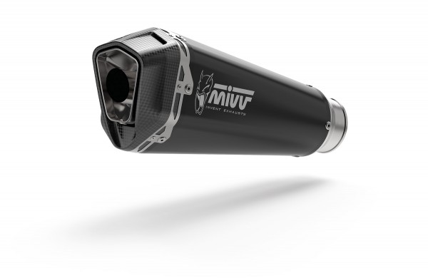 MIVV DELTA RACE Edelstahl schwarz Kawasaki Z 900 17-19 -Z900 A2 -2025