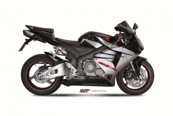 MIVV Suono Edelstahl schwarz Honda CBR 600 RR 05-06