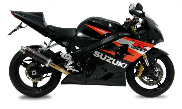 MIVV GP Edelstahl schwarz Suzuki GSX-R 600 - GSX-R 750 04-05