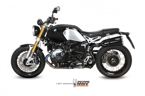 MIVV X-Cone Edelstahl hochgelegt BMW R Nine T 14-20
