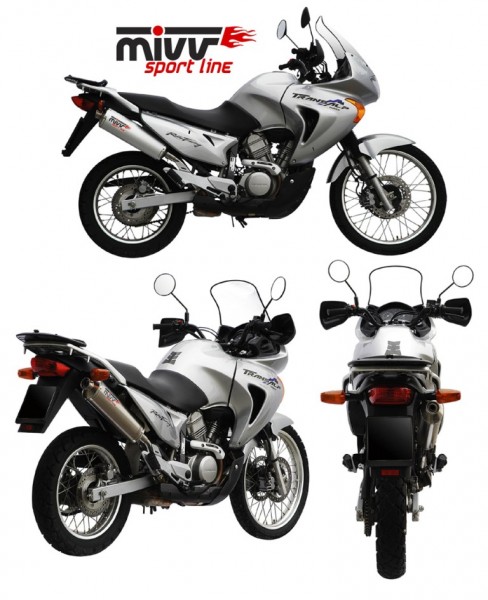 MIVV Oval Edelstahl Honda XLV 650 Transalp 00-04