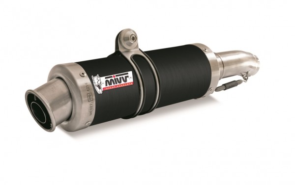 MIVV GP Edelstahl schwarz Kawasaki Z 1000 03-06