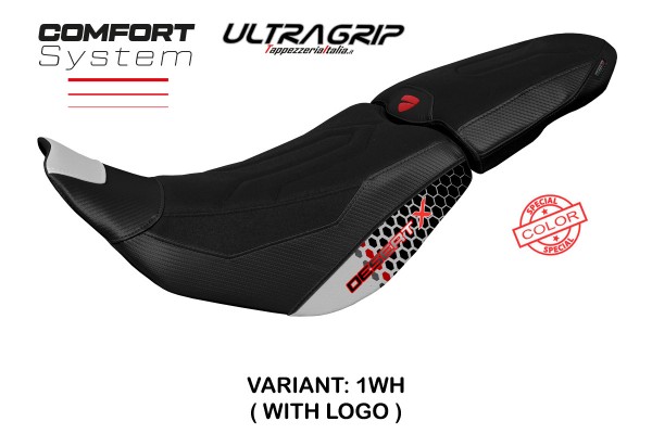 TAPPEZZERIA Sitzbezug COMFORT SYSTEM mit Logo für DUCATI DESERT-X (22-25) STANDARDSATTEL