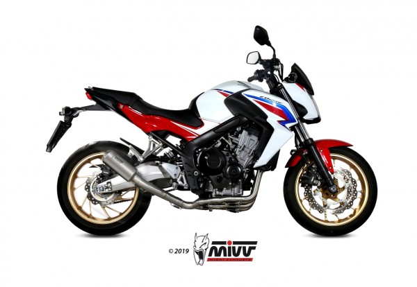 MIVV MK3 Edelstahl HONDA CB 650 F 14-18
