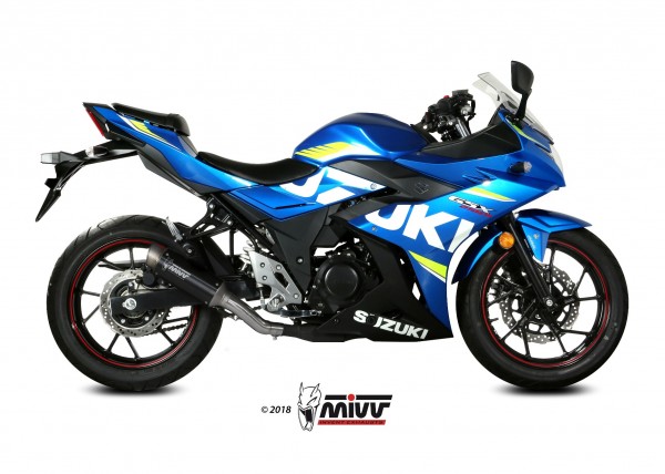 MIVV GPpro Edelstahl Schwarz SUZUKI GSX 250 R 2017 &gt;