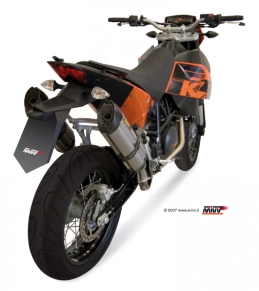 MIVV Suono Edelstahl KTM 690 SM 07-09
