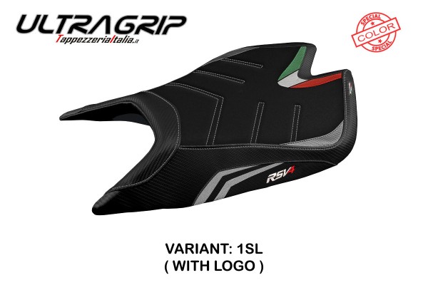 TAPPEZZERIA Sitzbezug ULTRAGRIP mit Logo für APRILIA RSV4 (21-25)